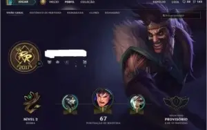 Conta League of Legends
