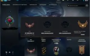 Conta Ouro, Nível 74, com 22 vskins I BR