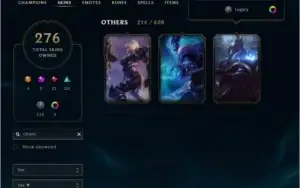 Conta League of Legends 281 SKINS raras