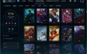 Conta League of Legends 281 SKINS raras