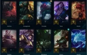 Conta league of legends 75Champions 44Skins 139Icones