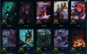 Conta league of legends 75Champions 44Skins 139Icones