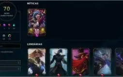 Conta 70 skins (todas da camille), D3,mais de 1kk de camille