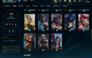 Bronze 4 com 85 Champs e 38 Skins