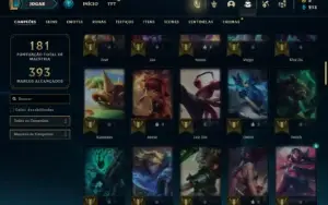 Bronze 4 com 85 Champs e 38 Skins