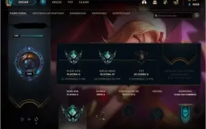 CONTA LEAGUE OF LEGENDS EX GRÃO MESTRE