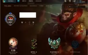 CONTA LEAGUE OF LEGENDS PLATINA2,ÓTIMA OPORTUNIDADE,MMR BOM!
