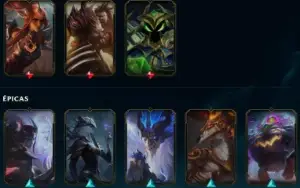 conta do LoL - Prata 3 - 103 Skins