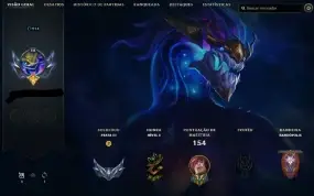 conta do LoL - Prata 3 - 103 Skins