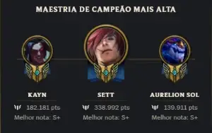 conta do LoL - Prata 3 - 103 Skins