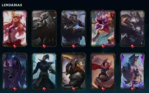 conta do LoL - Prata 3 - 103 Skins