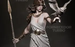 Athena 3D - Arquivo .Stl Para Impressão 3D