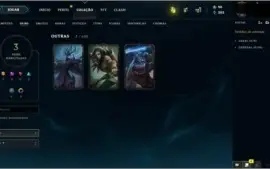 Conta lol level 30 unranked