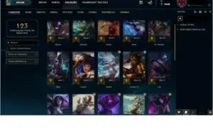Conta de lol Diamante 4, 3 Skins e 10 Fragmentos de Skins