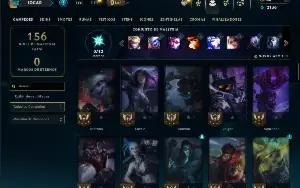 Unranked com 75 Champs e 35 Skins