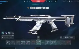 Conta Valorant Vandal Kuronami, Karambit RGX + 1800VP