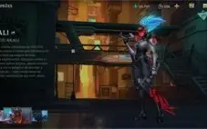 Conta de Wild Rift mono Akali