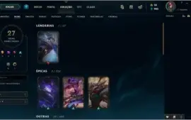 VENDO CONTA UNRANKED , 27 SKINS , LVL 65