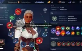 VENDO CONTA MIR4 LVL 90 125K +4 PETS PRA ROLETAR O LENDARIO