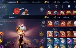 VENDO CONTA MIR4 LVL 90 125K +4 PETS PRA ROLETAR O LENDARIO