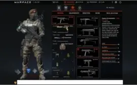 Conta Warface Patente 85 || 8 Warbox Cash || 8 Skins