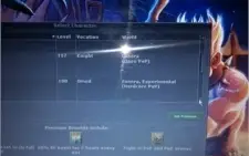E.k lvl: 157 em lobera e E.D lvl 100 em zunera