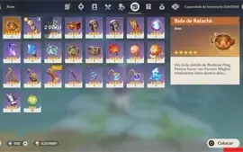 Vendo conta de Genshin AR59 no Server NA