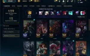 Prata 4 com 35 Champs e 5 Skins +4 Fragmentos