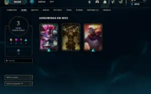 Esmeralda 3 com 32 Champs e 3 Skins + 4 Fragmentos
