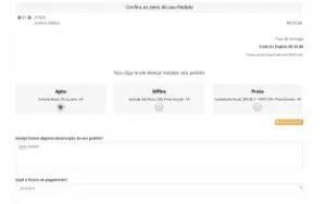 Sistema para pedidos online entregas em Geral Pizzaria Água