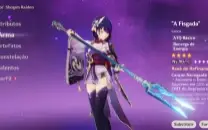 Conta gensh CV 55 raiden zhong yelan ayaka e muito mais