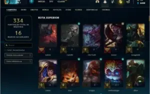 CONTA LEAGUE OF LEGENDS