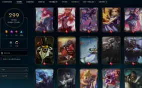 Conta de league of legends (lol) no valor de 2450