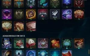 Conta do LoL de 2012 com todos os champions, mais de 240 ski