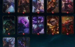 Conta LOL nv 224, Pltna 5, único dono, 317 Skins.
