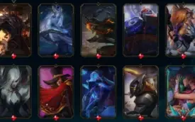 Conta LOL nv 224, Pltna 5, único dono, 317 Skins.