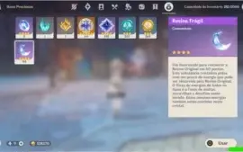 Conta Genshin Impact AR 42 - Diluc-Venti-Keqing