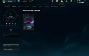 Platina 3 com 27 Champs e 3 Fragmentos de skins + 400 RP