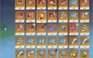 Conta genshin impact 4 personagens 5 estrelas AR 45