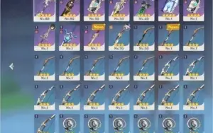 Conta genshin impact 4 personagens 5 estrelas AR 45