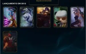 conta legue of legends