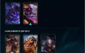conta legue of legends