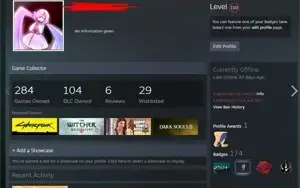 CONTA STEAM LVL 110//280+ JOGOS GTA V+DARK SOULS 3 E MT MAIS