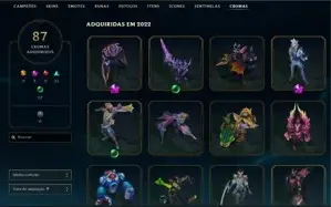 Vendo conta rara de lol com + de 5k investido
