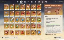 AR55 KLEE, XIAO,GANYU E MAIS 14 5* EULA GARANTIDA