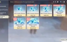 AR55 KLEE, XIAO,GANYU E MAIS 14 5* EULA GARANTIDA
