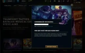 Mestre com 21 Champs e 2 Skins + 8 Fragmentos