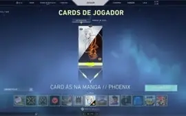 Conta com mais de R$ 1500 em skins, cards e spreys
