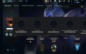 Unranked com 80 Champs e 42 Skins ( TOP / JG )
