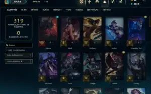 Unranked com 80 Champs e 42 Skins ( TOP / JG )
